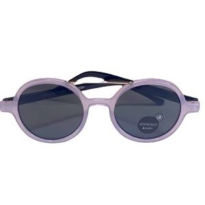 New KOMONO Vivien Violet / Black  Sunglasses purple round